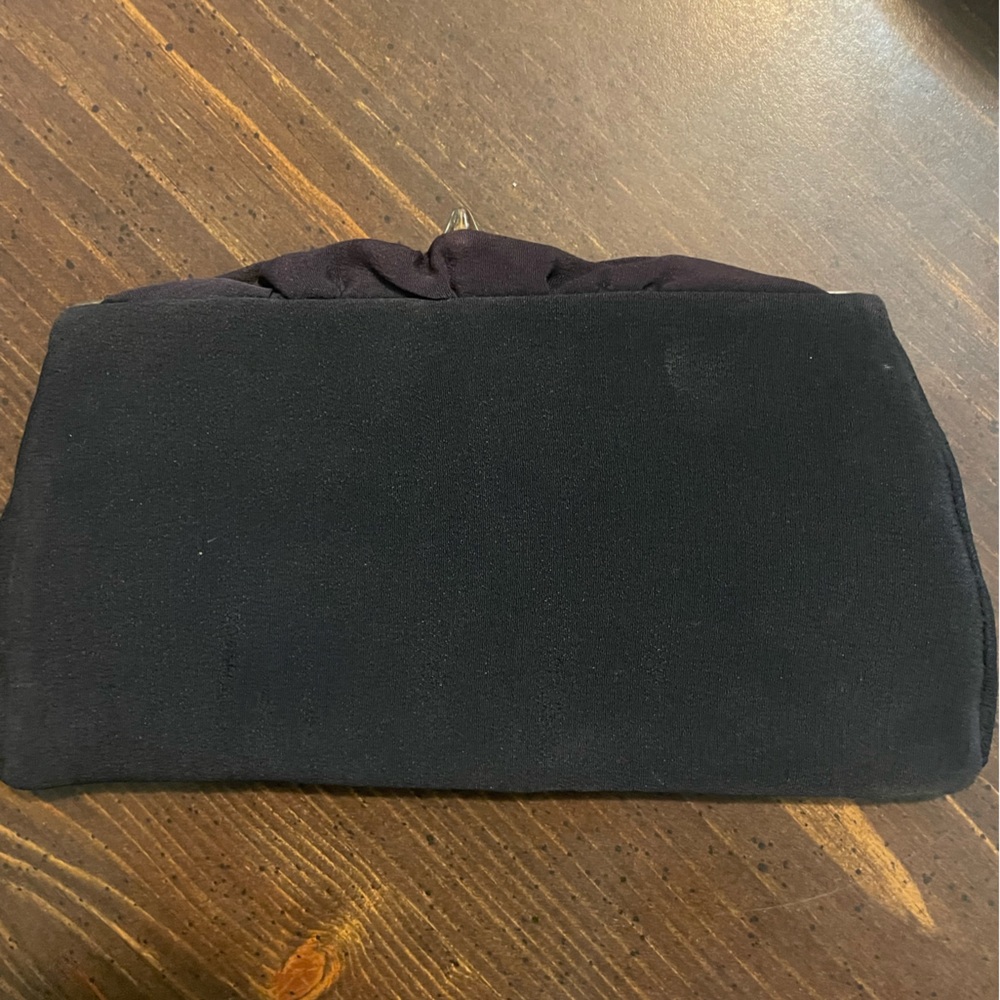 Black vintage clutch from 60’s
